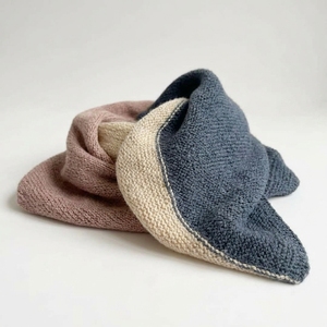 Écharpe d'hiver tricotée brodée par le fabricant, douce, épaisse, faite à la main au crochet, châle chaud - Product Image 2