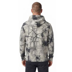 Custom <b>Vintage</b> Cotton Men <b>Tie</b> Dye Hoodies Washed Effect Oversized Pullover Kangaroo Pocket Streetwear Casual Relaxed Hoodies - Product Image 2