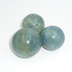 Esfera de Cristal de Aguamarina Natural Chakralume, Bola de Piedra Preciosa Azul Pulida a Mano para Meditación, Reiki, Sanación Energética de Chakras, Decoración - Product Image 1