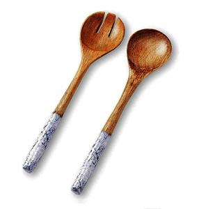 Utensilios para Ensaladas Hechos a Mano, Ecológicos, Aptos para Lavavajillas, para Cocina Casera, Hechos en India - Product Image 4