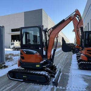 Compact Used 3000kg Yellow Excavator with 360 Degree Rotation and Rubber Tracks for Precision Landscaping Tasks - Product Image 2