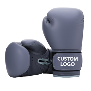 Guantes de Entrenamiento de MMA Profesionales con Logotipo Personalizado, de Cuero PU con Cordones en los Dedos, Absorbentes de Humedad, Equipo de Boxeo de Alta Calidad - Product Image 4