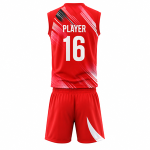 Custom Unisex <b>Volleyball</b> Jersey Tank Top Shorts <b>Set</b> 100% Polyester Custom Sublimation Quick Dry Moisture-Wicking Breathable - Product Image 3