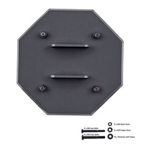 Set di 4 Cuscinetti Livellanti per Camper, Capacità 5000 Libbre, Stabilizzatori in Gomma per Rimorchio con Ampia Superficie, Accessori Esterni - Product Image 3