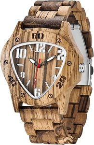 Reloj de Madera de Cuarzo Antiguo FAIZA CRAFT al por Mayor con Logotipo Personalizado, el Mejor Reloj Deportivo para Hombre, Diseño Art Deco Hecho a Mano - Product Image 2