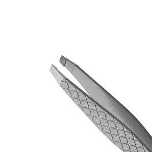 Wholesale Slanted Eyebrow Tweezers for Plucking Hair Stainless Steel Tweezers - Product Image 5