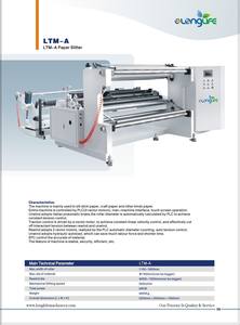 Rebobinadora Cortadora LTM A de 200 m/min para Conversión de Bobina a Bobina de Etiquetas de Alta Velocidad, Corte y Rebobinado, Computadora PLC HMI, Impresión - Product Image 2