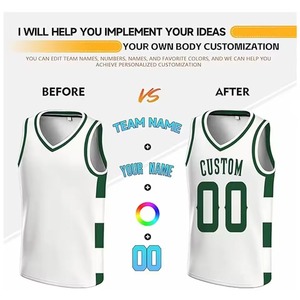 Camiseta de Baloncesto Transpirable con Logotipo Personalizado, Cuello Redondo, Sin Mangas, para Verano, Totalmente Personalizable, en Venta a Precio Económico - Product Image 5