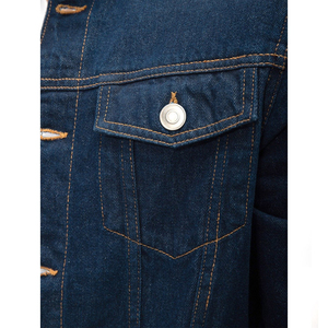 Cotton <b>Jean</b> Jacket Men Casual Solid Color <b>Jeans</b> Jacket Men Autumn Slim Fit Quality - Product Image 6