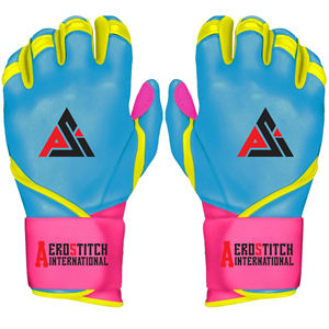 ถุงมือตีเบสบอลหนังแพะแบบยาวสำหรับมืออาชีพ ถุงมือตีซอฟต์บอลแบบมืออาชีพสำหรับทุกเพศ - Product Image 1