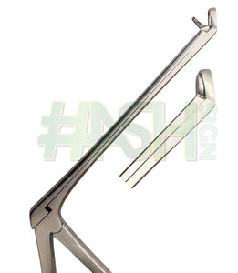 Pinces de coupe nasales manuelles Weil Blakesley 2,0 mm à coupe traversante, ensemble d'instruments ORL, longueur de bras 12,5 cm, en acier, Classe I - Product Image 2