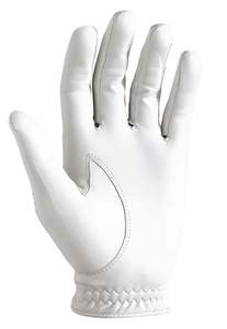 Gants de golf pour hommes personnalisés OEM ODM, en cuir d'agneau Cabretta véritable blanc, respirants, doux, pour le sport et les activités de plein air - Product Image 4