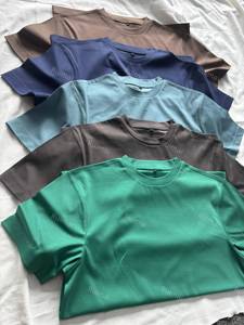 Camisetas Casuales para Hombre de la Mejor Calidad 2025, Personalizadas al por Mayor, Premium, de Lujo, Brillantes, Corte Regular, Algodón Mercerizado Antiarrugas, Manga Corta - Product Image 5