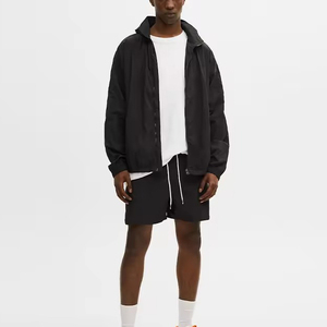 Veste coupe-vent d'hiver légère et imperméable avec fermeture éclair, nouveau design, couleur unie, pour l'extérieur - Product Image 1