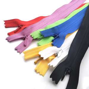 Factory Direct High Thickness Eco-Friendly Nylon Invisible Zipper with Auto Lock <b>Puller</b> for Home Textile - Product Image 2