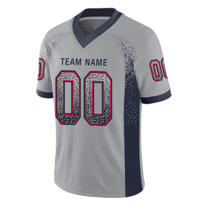 Maillot de football américain professionnel brodé avec tissu respirant et design d'équipe personnalisé - Product Image 3