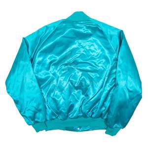 Men's Silk Winter Jacket with <b>Covered</b> <b>Button</b> Closure Stand Collar Front Logo Soft Fabric for Casual Daily Wear - Product Image 2