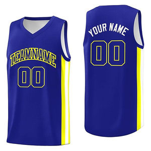 เสื้อบาสเก็ตบอลพิมพ์ลายตามสั่ง ระบายอากาศ แห้งเร็ว ปรับแต่งชื่อทีม เบอร์ เลข โลโก้ ไซส์ใหญ่ ชุดกีฬา บริการ OEM - Product Image 3