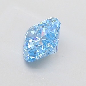 Diamant de laboratoire bleu vif fantaisie VS2 de 1,04 ct en forme de cœur - Product Image 2