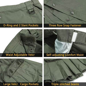 Kilt écossais utilitaire pour homme - Kilt hybride irlandais tactique plissé de 23 pouces de longueur avec poches - Product Image 4