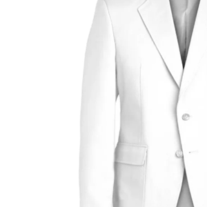 ZPB Blazer unisexe personnalisé avec logo, coupe ajustée, col en V, en coton, pour homme et femme, costume d'affaires, couleur personnalisée, tenue formelle - Product Image 3
