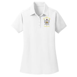 Polo de rendimiento con escudo bordado Sigma Gamma Rho para mujer, camisa de manga corta con cuello, uniforme personalizado de hermandad griega, informal - Product Image 1