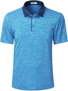 Camisa Casual de Algodón para Hombre, Manga Corta, Color Sólido, Ecológica, de Secado Rápido, Personalizable, para Golf - Product Image 5