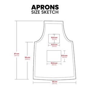 Tablier de luxe en toile cirée durable avec fermeture éclair, réglable à porter en croix sur le dos, pour chef, barista, barbier, charpentier, équipement d'atelier LCA-0078 - Product Image 6
