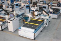 5 axes lame de scie multifonctionnel bois MDF meubles armoire porte coupe sculpture CNC nidification Machine 1325 ATC CNC M-SHINE