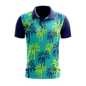 เสื้อโปโลผู้ชายปี 2026 คุณภาพสูงสุด พิมพ์ลายโลโก้แบบกำหนดเองทั่วตัวด้วยเทคนิค Sublimation ผลิตจากโพลีเอสเตอร์ 100% ยืดหยุ่น แห้งเร็ว - Product Image 1