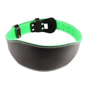 Heavy Duty 6 Inch Powerlifting Leather Belt Custom Workout Gym Belt Adjustable <b>Training</b> Support - Product Image 1