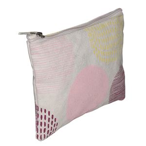 Customizable Cotton Cosmetic Bag Private Logo Natural Jute Cotton Canvas Organizer Pouch Fashionable Zipper Pouch for <b>Storage</b> - Product Image 2