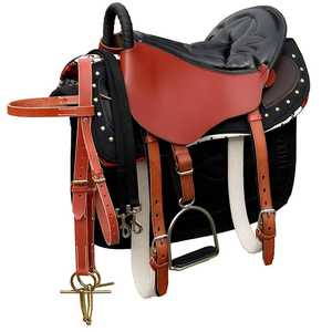 Silla de Montar de Cuero Premium para Salto Ecuestre |   Silla de montar ecuestre inglesa |   Duradero y cómodo, disponible en todos los tamaños. - Product Image 3