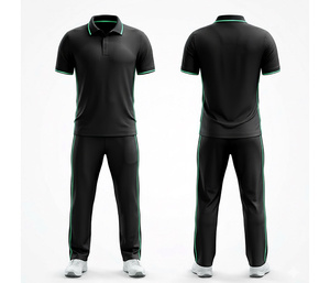 Ropa Deportiva de Cricket de Secado Rápido con Impresión por Sublimación Completa |   Uniforme de Cricket para Hombres, Mujeres y Jóvenes, Camiseta Polo y Pantalones, Conjunto Completo para Equipo - Product Image 3