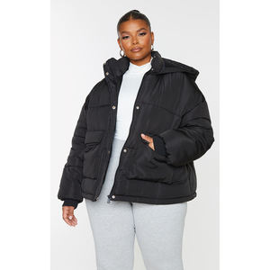 Chaquetas Acolchadas Personalizadas con Logotipo, Tejidas, Lisas, con Cierre de Cremallera, Capucha y Diseño Acolchado, Ecológicas para Uso Casual al Aire Libre - Product Image 1