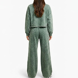 Survêtements d'hiver en dentelle pour femmes, style streetwear, vente en gros, pas chers, avec logo brodé personnalisé, respirants - Product Image 6