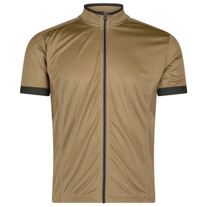 Maillot de cyclisme unisexe personnalisé avec fermeture éclair intégrale, manches courtes, séchage rapide, respirant, 100% polyester, impression numérique - Product Image 1