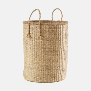 Panier rond en jonc de mer naturel, fait main, panier de rangement, vente en gros, écologique, fabriqué au Vietnam - Product Image 5