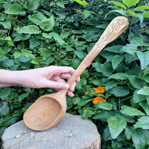 Cuillère à thé en bois écologique, cuillère à café, à thé et à sucre en bois naturel, outil de cuisine réutilisable - Product Image 1