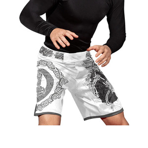 Sublimation Printed Stretch <b>Men's</b> Extreme MMA Fight Shorts Cage Fight Grappling Muay Thai Boxing <b>Trunks</b> Lightweight - Product Image 3