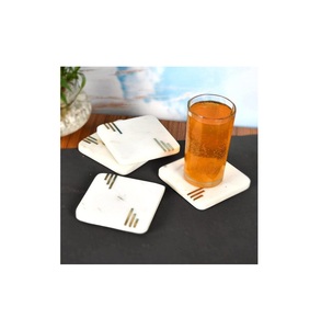 New Arrival Creative Style Hot Sale With Top Quality Square Epoxy Wood Resin <b>Coaster</b> <b>Set</b> For Wedding Restaurant Use Table Decor - Product Image 1
