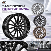 Jantes forgées multi-rayons denses de 18 à 22 pouces, finition noir brillant, 5x112 5x114.3 Monoblock VIW-161 pour BMW Audi Mercedes-Benz