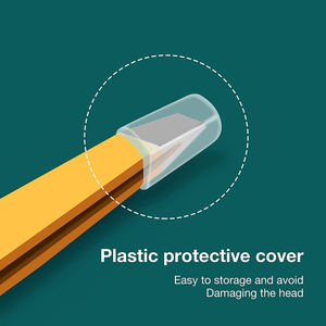 Pinzas para Cejas de Acero Inoxidable con Punta Inclinada, Herramienta de Belleza para Depilar, Pinzas de Precisión para Eliminar Vello - Product Image 5