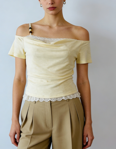 High Quality Fixed Shoulder Straps Sexy Rib Casual Solid Embroidery Spring Women Sweater Knit Crop <b>Top</b> - Product Image 5