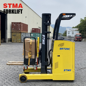 Apilador Eléctrico STMA con Elevación Libre de 3 Etapas de 10 m y Desplazador Lateral para Almacén - Product Image 1