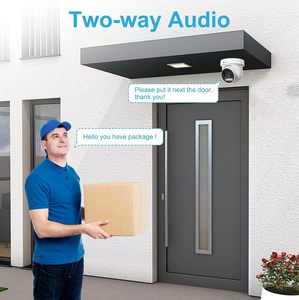 Caméra PTZ <span class=keywords><strong>Anpviz</strong></span> 4K PoE avec zoom optique 5X, panoramique 280° °   Inclinaison 90° °   Caméra de sécurité IP, détection de personnes et de véhicules, alarme sonore, communication bidirectionnelle - Product Image 6