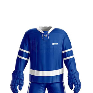 Uniforme de hockey sur glace à prix avantageux, best-seller, tissu doux, design personnalisé, uniforme de hockey sur glace en vente en ligne - Product Image 5