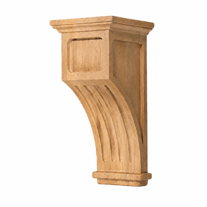 Traditional Style Rubberwood Corbel Carved Furniture <b>Bracket</b> <b>for</b> Kitchen Cabinets Living Room Shelves Legs Mail Packing N - Product Image 1