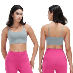 Reggiseni sportivi da donna con spalline, imbottiti, a vita bassa, con scollo quadrato, sexy, per fitness, 1 pezzo o confezione da 3 pezzi - Product Image 4