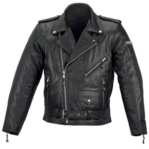 Breathable <b>Men's</b> Real Leather <b>Jacket</b> High Quality Solid Two Color <b>Men</b> Leather <b>Jackets</b> - Product Image 5